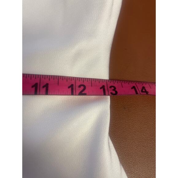 LULU'S SZ S Beyond Classy White Satin Backless Halter Midi Party Dress NEW B115 - Picture 6 of 10